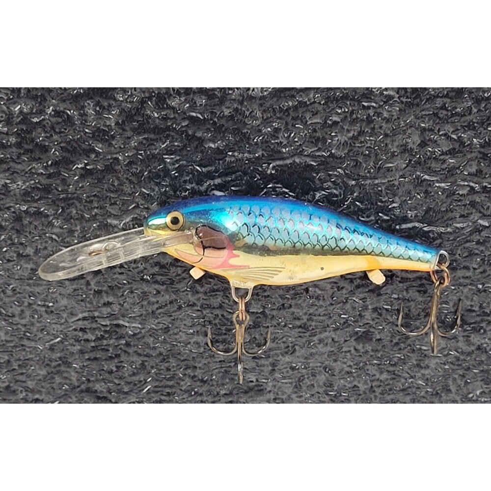 Rapala Deep Runner 5 Crankbait Blue W/Scales & Gold  Approx 2.25" Body   10/25